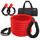 X-BULL Kinetic Rope 25mm x 9m Snatch Strap Recovery Kit Dyneema Tow Winch-2