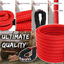 X-BULL Kinetic Rope 25mm x 9m Snatch Strap Recovery Kit Dyneema Tow Winch-5