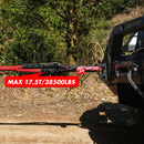 X-BULL Kinetic Rope 25mm x 9m Snatch Strap Recovery Kit Dyneema Tow Winch-10