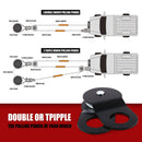 X-BULL Winch Recovery Kit Snatch Strap Off Road 4WD with Recovery Tracks Boards Gen 2.0-4