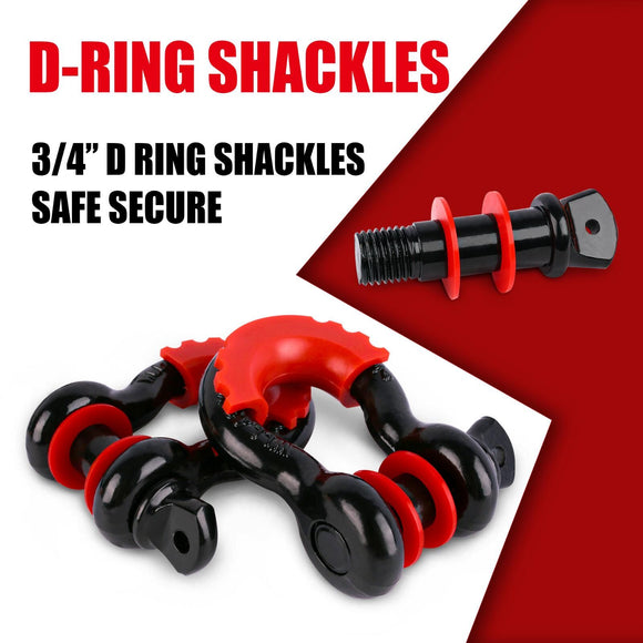 X-BULL Winch Recovery Kit Snatch Strap Off Road 4WD with Recovery Tracks Boards Gen 2.0
