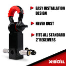 X-BULL Winch Recovery Kit with Recovery Tracks Boards Gen 3.0 Mounting Pins Snatch Strap Off Road 4WD-4
