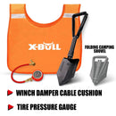X-BULL Winch Recovery Kit with Recovery Tracks Boards Gen 3.0 Mounting Pins Snatch Strap Off Road 4WD-6