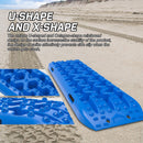 X-BULL Recovery tracks Mud Snow / Sand tracks / Grass 4X4 Caravan 2pcs 4WD Gen 3.0 - Blue-6
