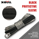 X-BULL Synthetic Dyneem Rope 5.5MM x 13M SK75 Car Tow Recovery Winch Cable Line-5