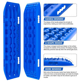 X-BULL Recovery tracks Sand tracks 2 pairs Sand / Snow / Mud 10T 4WD Gen 2.0 - blue - 0