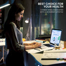 FORTIA 173W x 173W x 75D 3-Motor 120kg Load Adjustable Electric Sit to Stand Up Corner Desk - White/White Frame-4