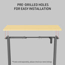 Fortia 120 x 60cm Desktop for Height Adjustable Electric Standing Desk, White Oak Style-5