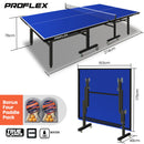 Proflex Table Tennis Table, with 4 Player Ping Pong Paddle and Pingpong Ball Pack-2