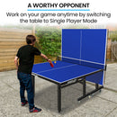 Proflex Premium Outdoor Table Tennis Table, with 4 Player Ping Pong Paddle and Pingpong Ball Pack-5
