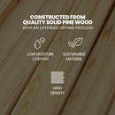 Kingston Slumber Wooden Single Sofa Bed Frame with Storage Drawers - White-3