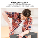 Kingston Slumber Trundle Storage Under Bunk Bed Drawers, 2 Pieces, Grey-7