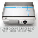 THERMOMATE Electric Griddle Grill BBQ Hot Plate Commercial Stainless Steel-3
