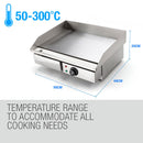 THERMOMATE Electric Griddle Grill BBQ Hot Plate Commercial Stainless Steel-5