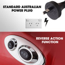 EUROCHEF Electric Meat Grinder, Stainless Steel Mincer Sausage Filler Kibbe Maker, Red-9