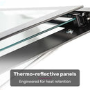 EuroChef 80L Oven Fan Forced Wall Built in Electric Stainless Steel-10