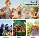 RED TRACK 3.6x2.2m Ultra Compact Folding Gazebo, Walls, Carry bag, Portable Outdoor Popup Marquee for Camping Beach, Green-8