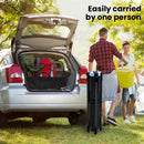 RED TRACK 3.6x2.2m Ultra Compact Folding Gazebo, Walls, Carry bag, Portable Outdoor Popup Marquee for Camping Beach, White-5