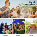 RED TRACK 3x3m Ultra Compact Folding Gazebo, Walls, Carry bag, Portable Outdoor Popup Marquee for Camping Beach, Navy Blue-7