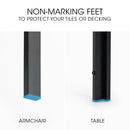 FORTIA 7pc Outdoor Dining Furniture Set, Table and Chairs Setting for Outside-5