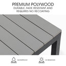 FORTIA 4 pc Outdoor Furniture Setting, 4 Seater Lounge, Chairs and Side Tables, for Outdoors Garden Patio-7