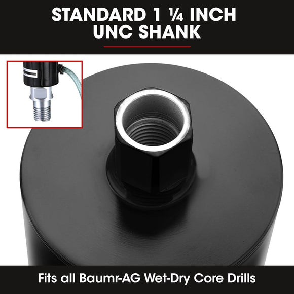 Baumr-AG Diamond Core Drill Bit 127mm Concrete Wet Dry Tile Stone Brick Marble 1-1/4 UNC