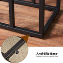 EKKIO C-Shaped End Table with Anti Slip Base (Walnut)-3