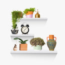 Ekkio Floating Shelf Set of 3 White-1