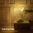 GOMINIMO Wood Desk Lamp- Bonsai Fairy Tree Lights Warm White--4