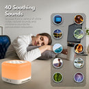 GOMINIMO White Noise Machine with Night Light and 40 Soothing Sounds for Sleeping (White)-4