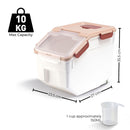 Gominimo Airtight Food Rice Grain Storage Container Pantry Organiser Box Coffee-8
