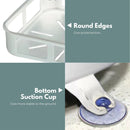 GOMINIMO 3 Tier Rotating Spice Rack Square Shape (White)-6