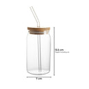 Gominimo 16Oz 12pcs Mason Jar Drinking Glass with Lid and Straw Tumbler Cup Can-9