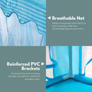 GOMINIMO Kids Hexagonal Tent with LED Lights (Blue)-7