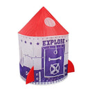 GOMINIMO Kids spaceship Tent (Purple and Red)-1