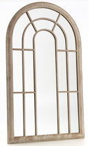 Large Garden Arched Window Mirror-1