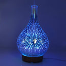 Essential Oil Aroma Diffuser - Mirror 3D Fireworks USB Aromatherapy Mist Humidifier-2