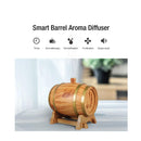 Essential Oil Aroma Diffuser - 350ml Barrel Wood Ultrasonic Air Mist Humidifier-8