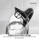 1.7L Electric Glass Kettle LED Blue Light 360 Automatic Cordless Water Boiling Jug-3