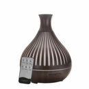 Essential Oil Aroma Diffuser - 400ml Remote Dark Wood Ultrasonic Mist Humidifier-1