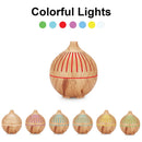 Essential Oil USB Aroma Diffuser - 180ml LED Light Wood Mist Humidifier-3