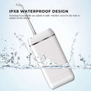 Teeth Water Flosser Rechargeable Cordless Cleaner - Travel Oral Irrigator White-7