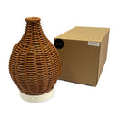 Essential Oil Aroma Diffuser and Remote - 100ml Rattan Woven Mist Humidifier-2