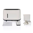 Essential Oil Aroma Diffuser and Remote - White 240ml Flame Fire Style Air Humidifier-5