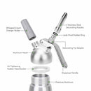 Cream Whipper Dispenser 250ml - Aluminium Canister and Decorating Nozzles-2