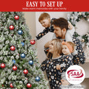 Christabelle Snowy Crown Pine 2.3m Multicolour Pre-Lit Christmas Tree with 1453 Tips-11