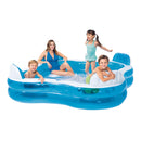 Intex Swim Center Square Inflatable Lounge Pool-2