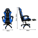 Intex Spire Zinc Blue And Black Adjustable Gaming/office Chair-3