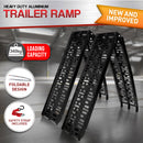 Rigg 2x Aluminium ATV Loading Ramp Foldable - Black-9