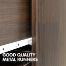 Sarantino Tallboy Dresser 6 Chest Of Drawers Cabinet Storage 85 x 39.5 x 105 in Brown-3